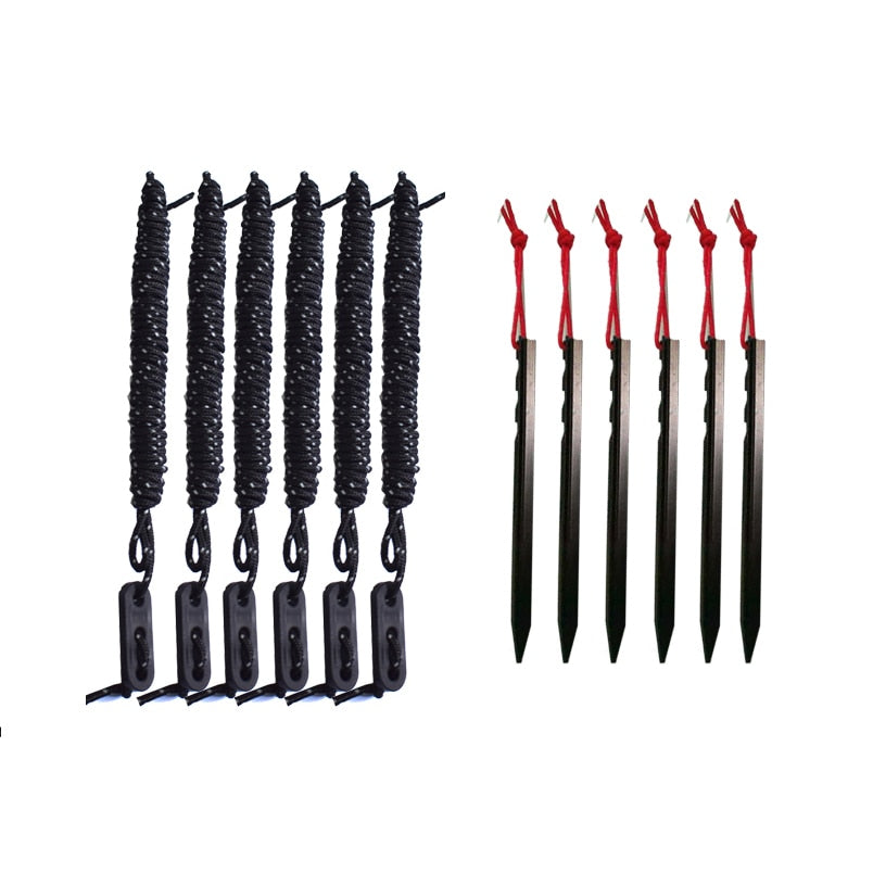 Professional 6 Pcs Aluminument Tent Pegs